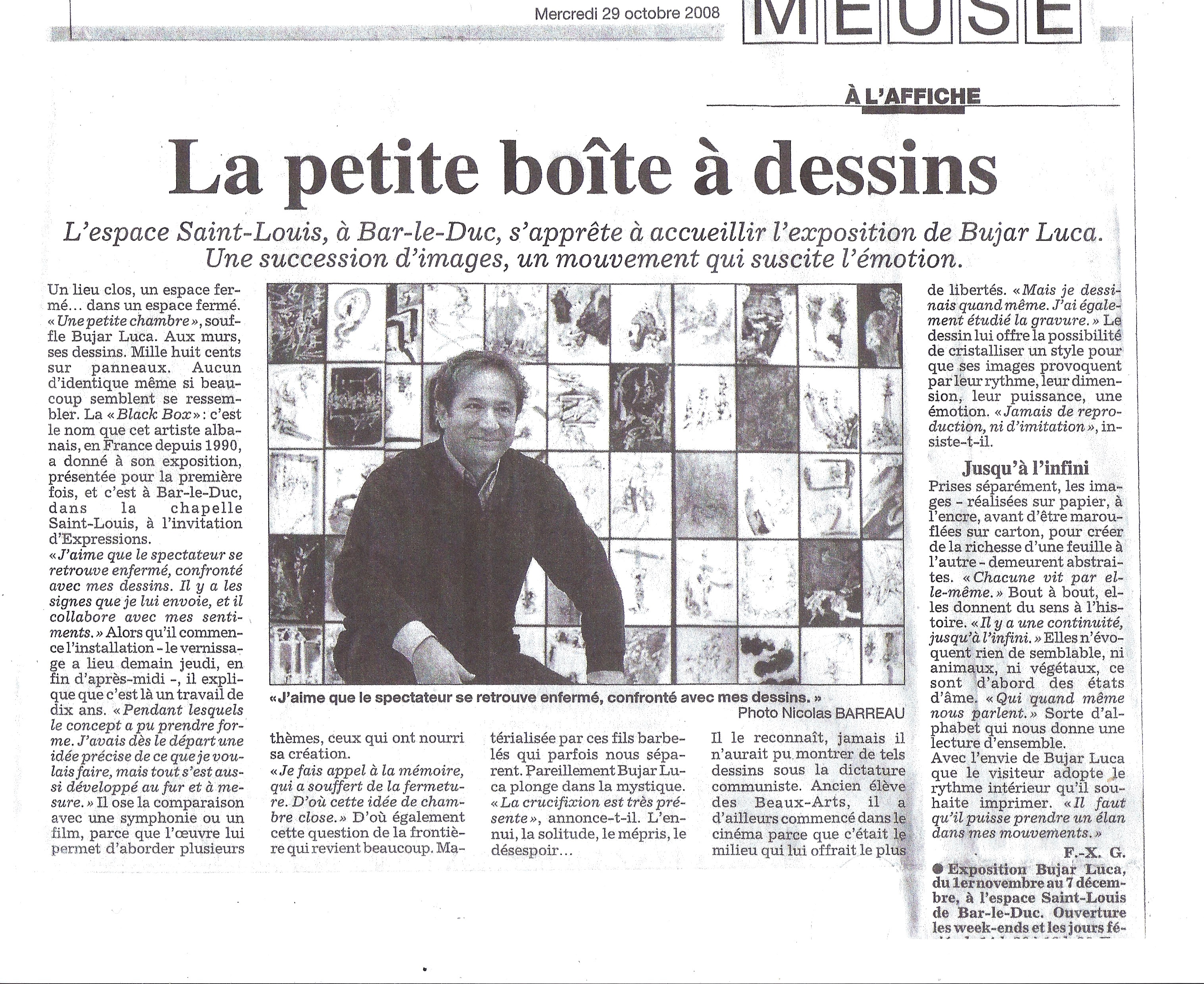 Black Box - article de presse